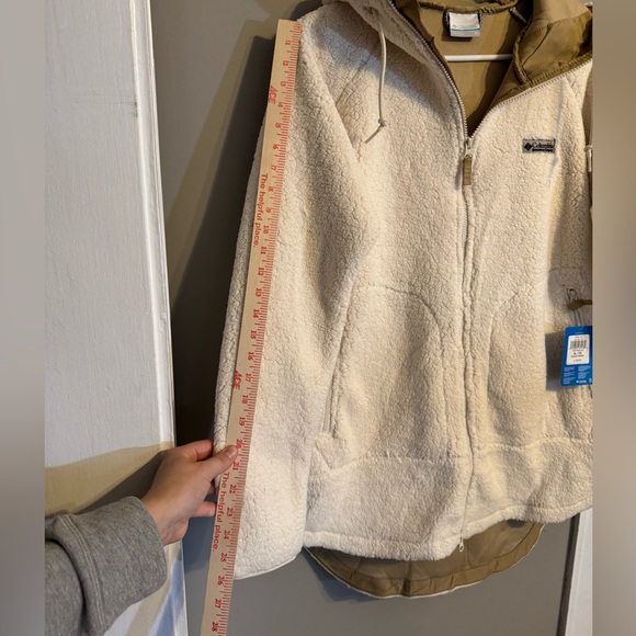 NWT Columbia Off-White Sherpa Jacket - Picture 7 of 8